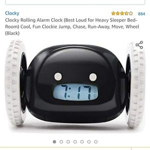 Clocky alarm clock